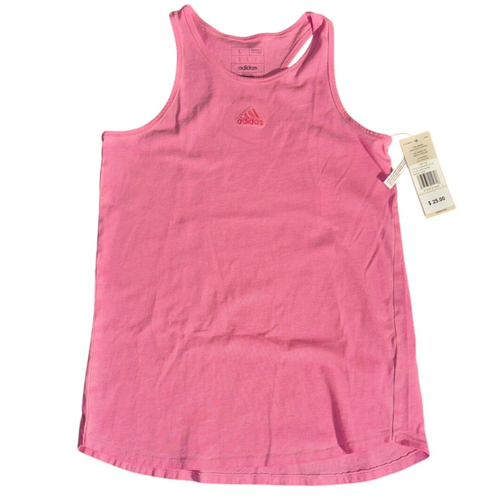 Adidas‎ Dark Pink Sleeveless Big Girls Tank Top Size L